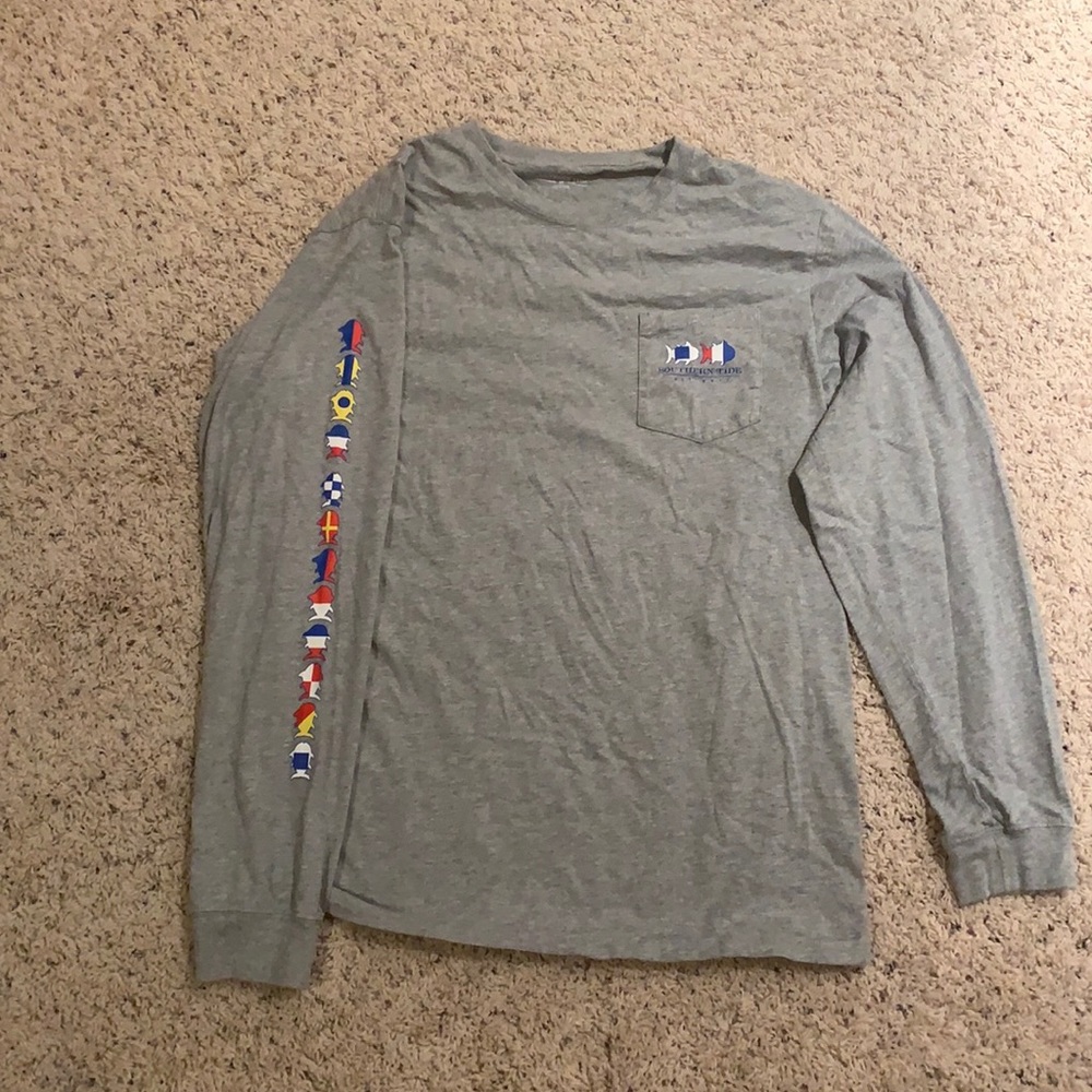 Southern Tide grey shirt
